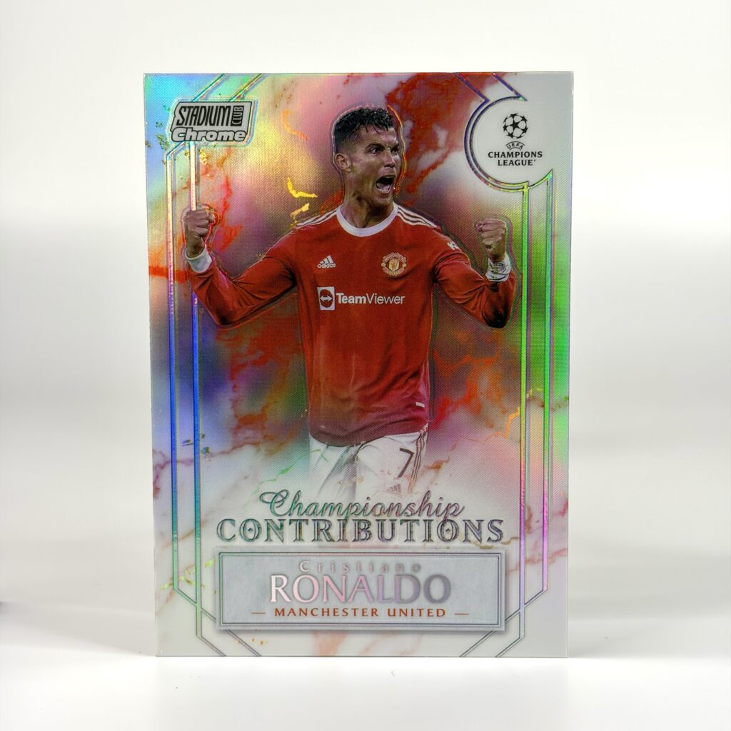 2021-22 Topps Stadium Club Chrome UCL - Championship Contributions - Cristiano Ronaldo