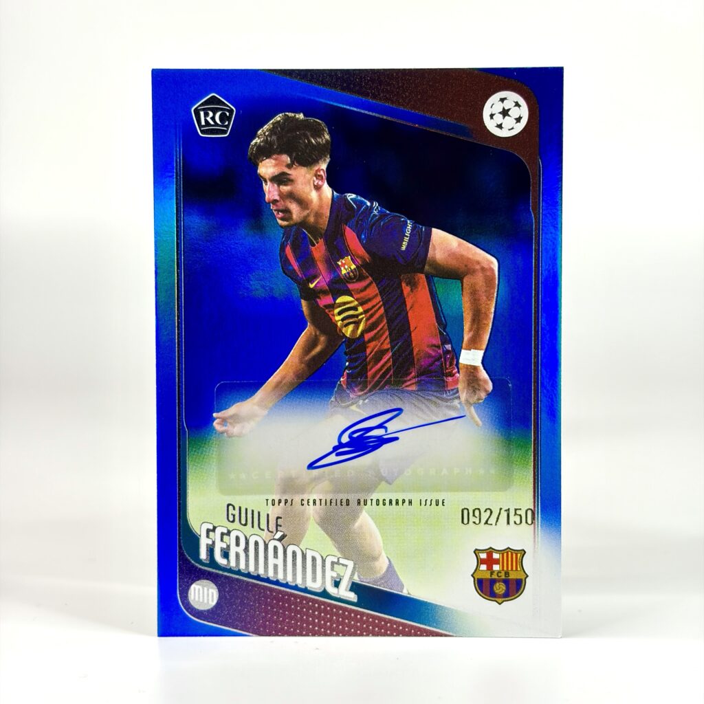 2025-26 Topps UCC - Guille Fernández Autograf /150