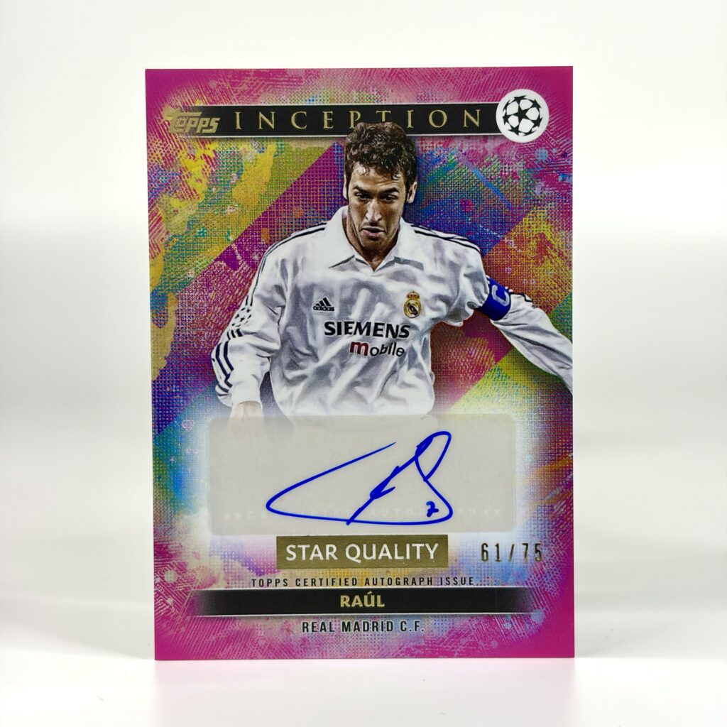 2024-25 Topps Inception UCC - Raúl Autograf /75