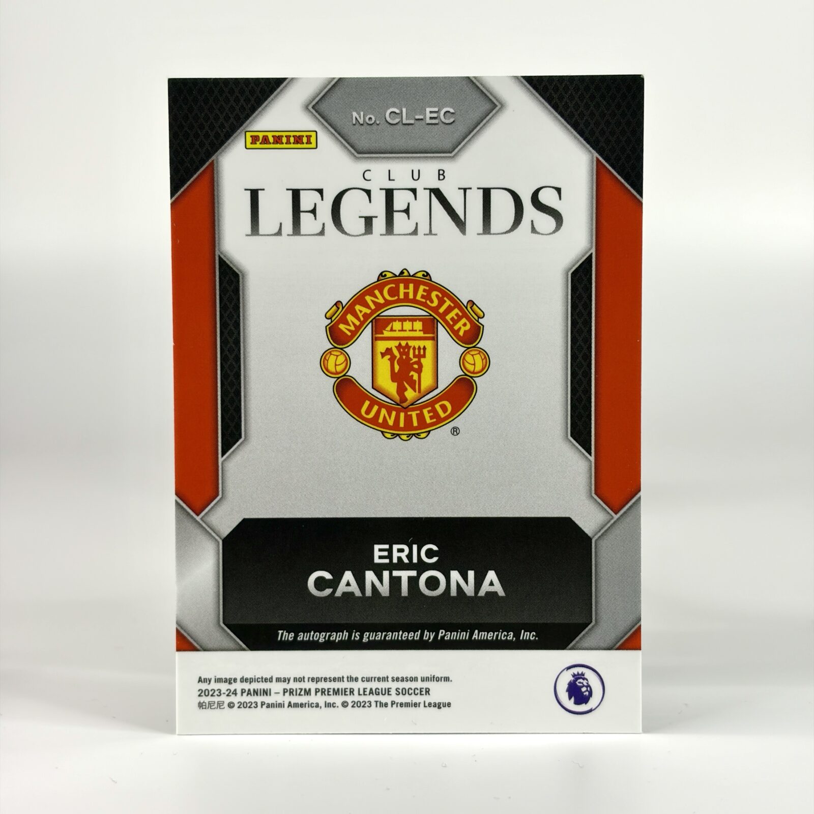2023-24 Panini Prizm Premier League - Eric Cantona Autograf - Billede 2