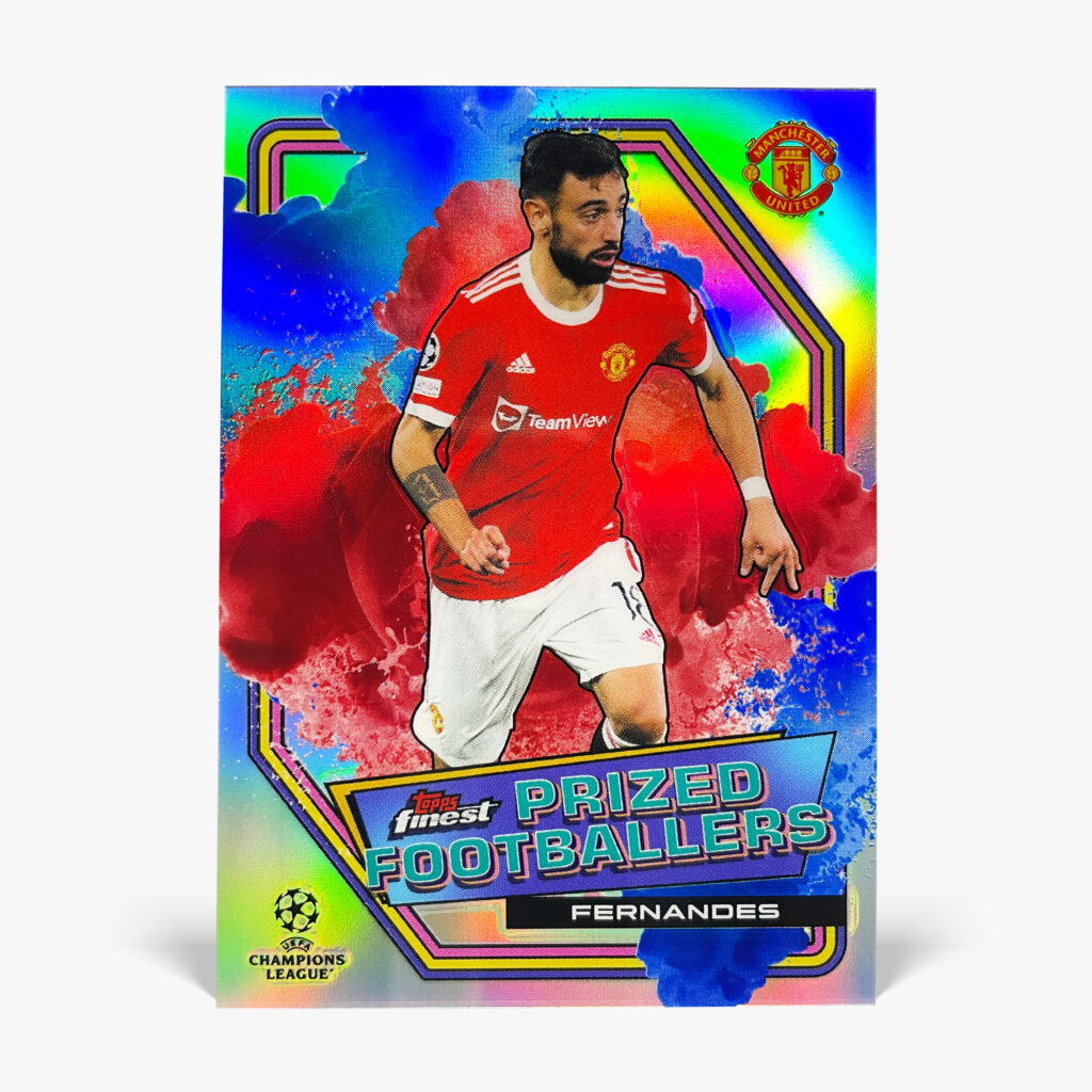 2021-22 Topps Finest UCL - Prized Footballers Fusion - Bruno Fernandes /50