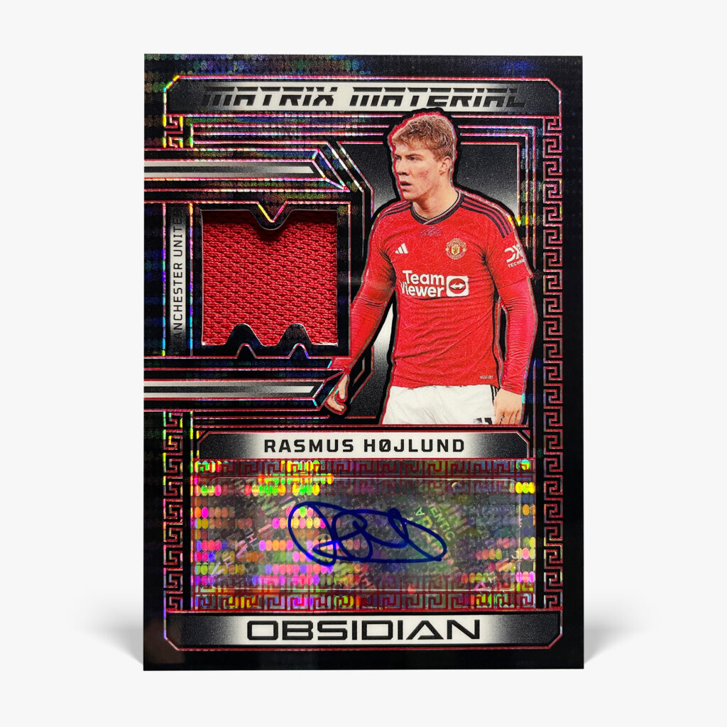 2023-24 Panini Obsidian - Rasmus Højlund Autograf Relic /25