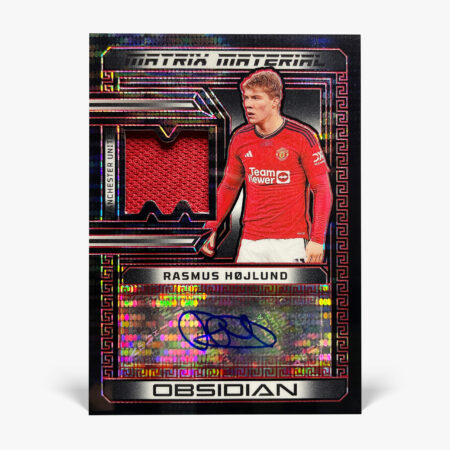 2023-24 Panini Obsidian - Rasmus Højlund Autograf Relic /25