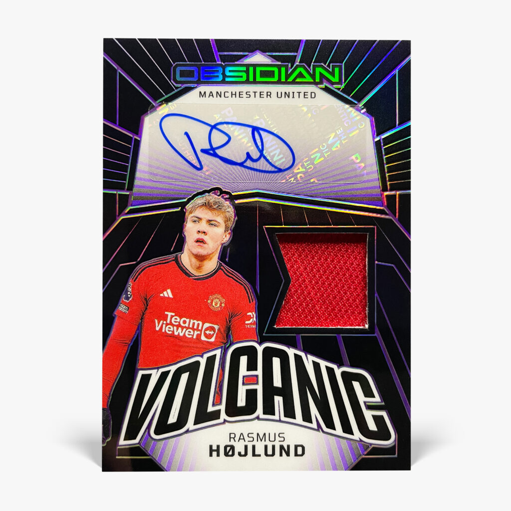 2023-24 Panini Obsidian - Rasmus Højlund Autograf Relic /25