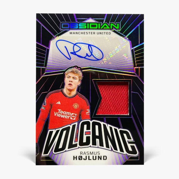 2023-24 Panini Obsidian - Rasmus Højlund Autograf Relic /25