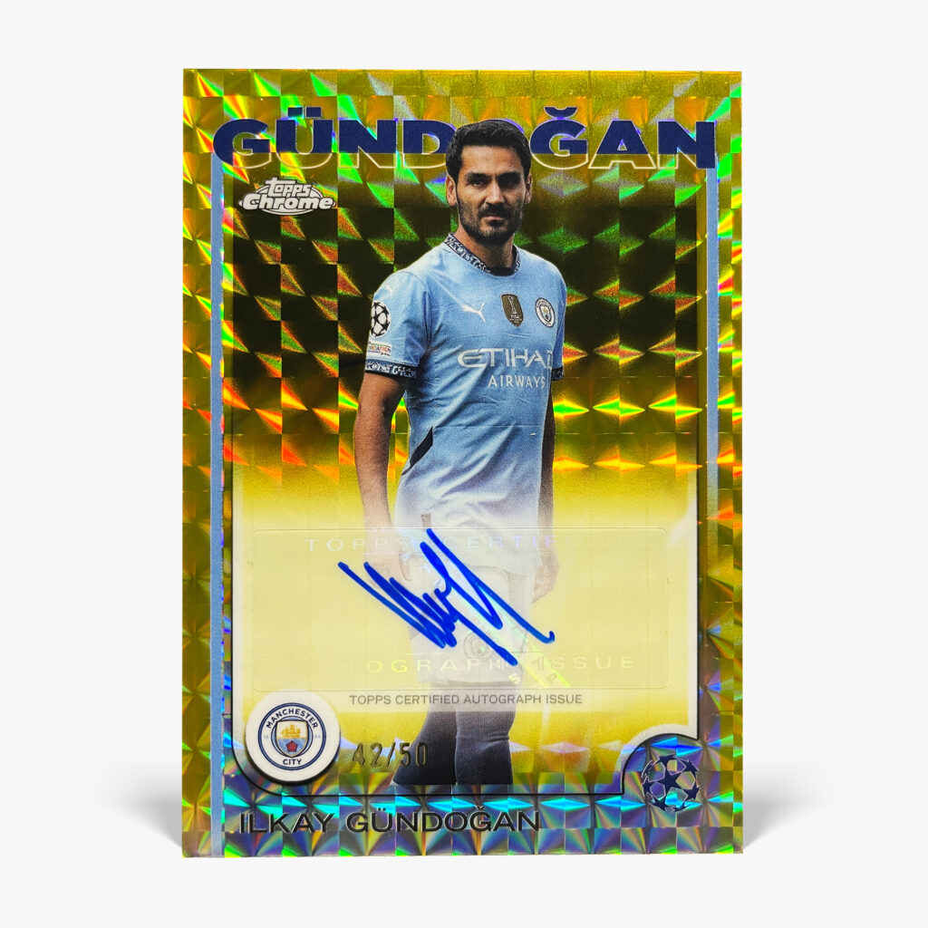 2024-25 Topps Chrome UCC - Ilkay Gündogan Autograf /50