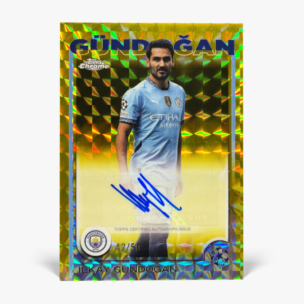 2024-25 Topps Chrome UCC - Ilkay Gündogan Autograf /50