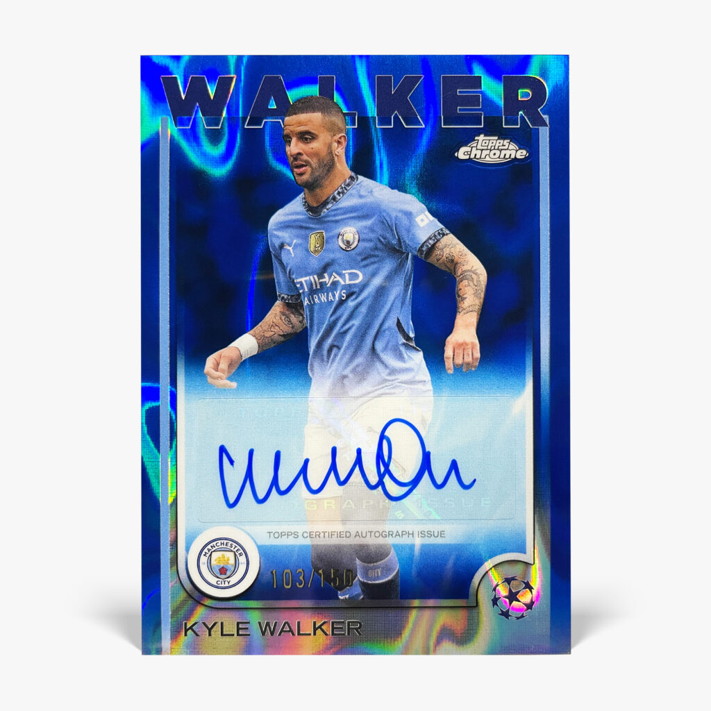 2024-25 Topps Chrome UCC - Kyle Walker Autograf /150