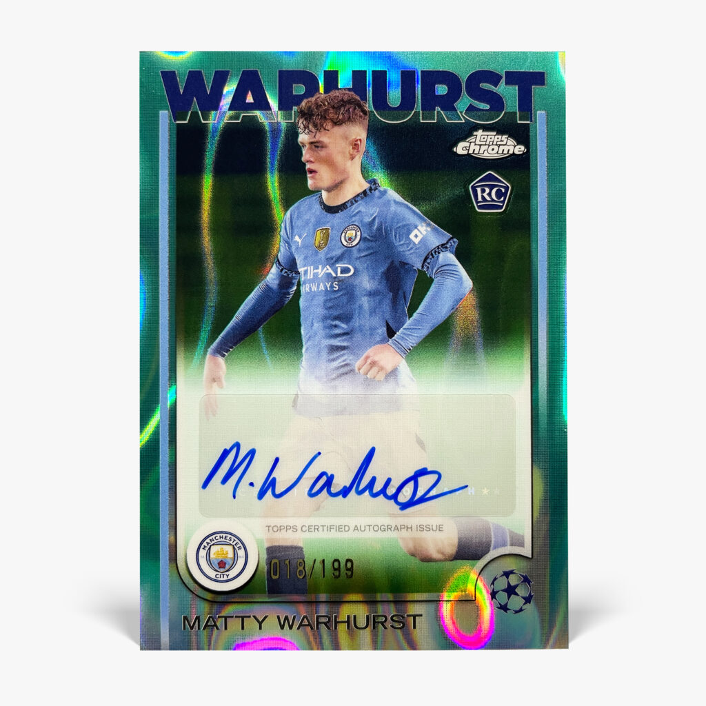 2024-25 Topps Chrome UCC - Matty Warhurst Autograf /199