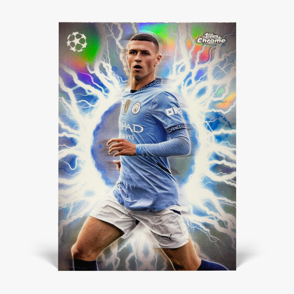 2024-25 Topps Chrome UCC - CoP Shockwave - Phil Foden