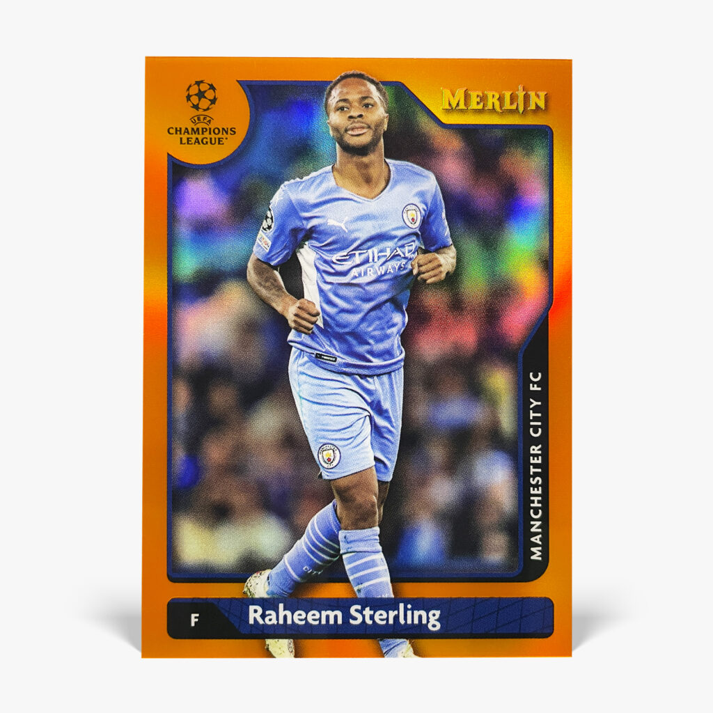 2021-22 Topps Merlin UCC - Raheem Sterling /25