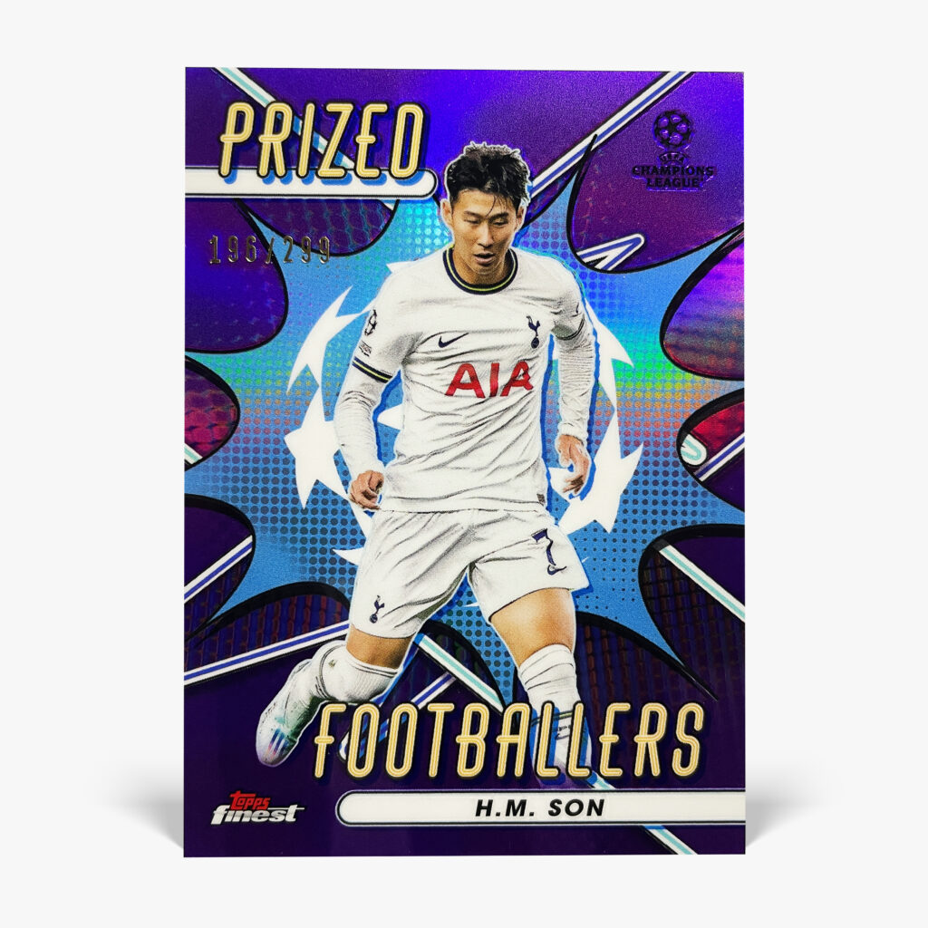 2022-23 Topps Finest UCC - Prized Footballers - Heung-Min Son /299