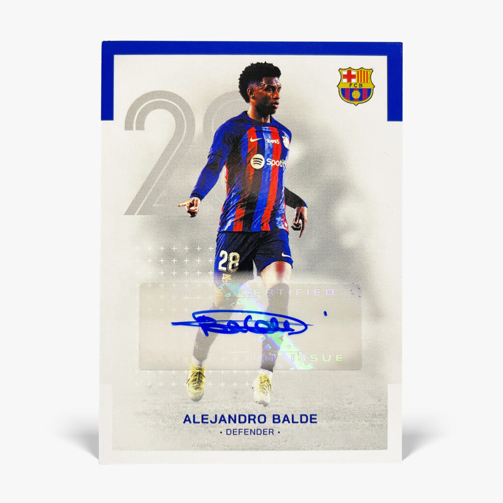 2022-23 Topps Team Set FC Barcelona - Alejandro Balde Autograf