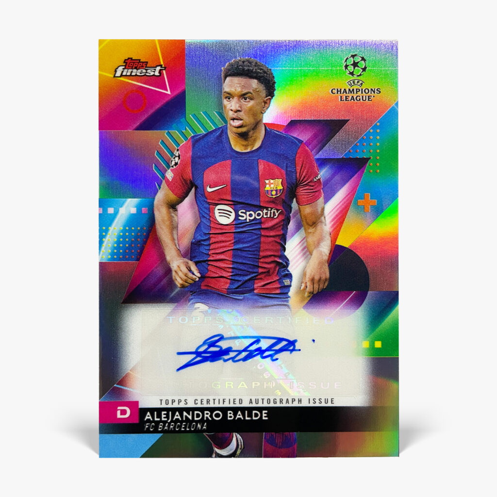 2023-24 Topps Finest UCC - Alejandro Balde Autograf