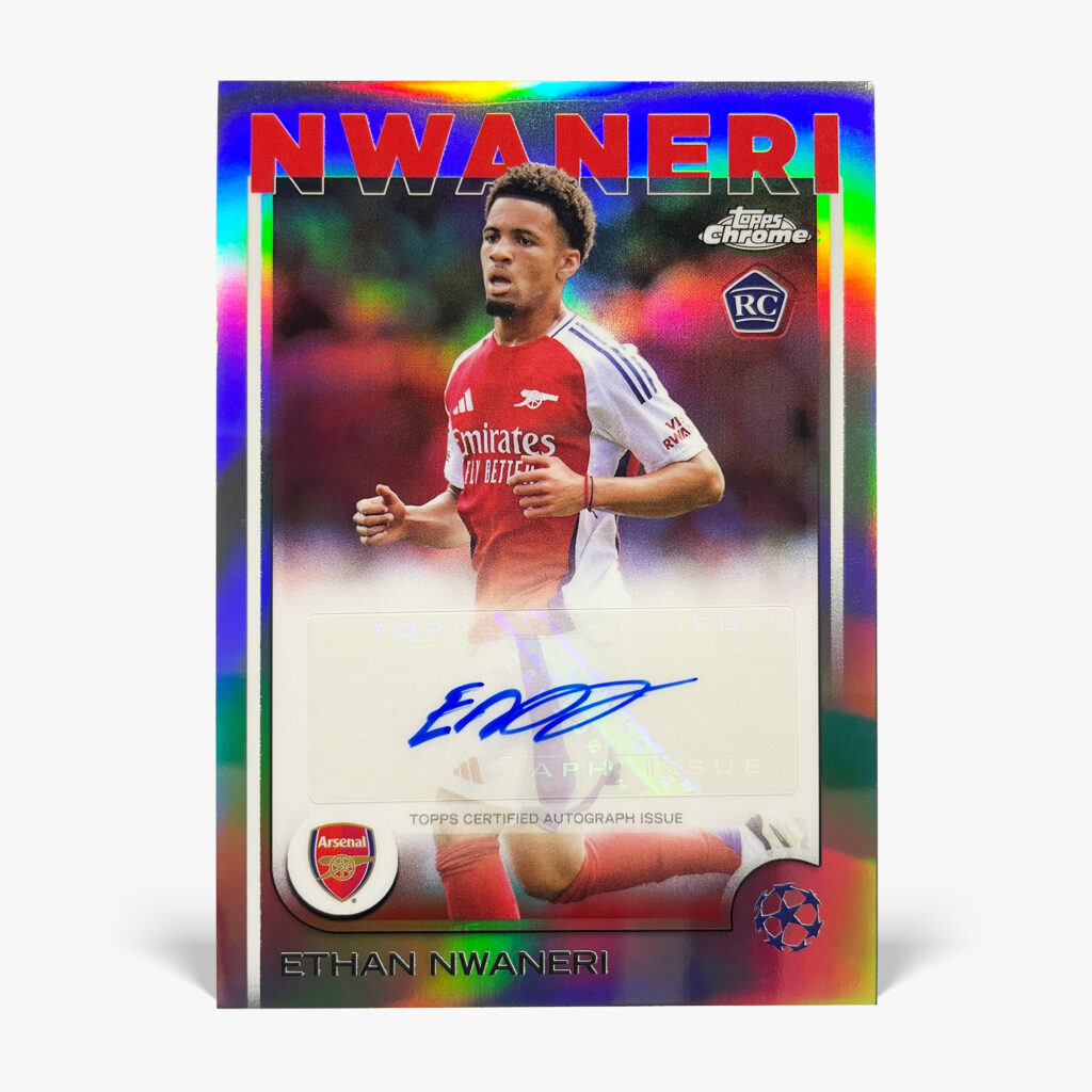 2024-25 Topps Chrome UCC - Ethan Nwaneri Autograf