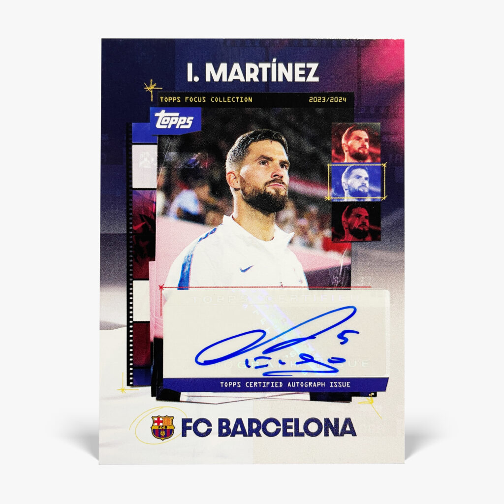 2023-24 Topps Focus FC Barcelona - Iñigo Martínez Autograf