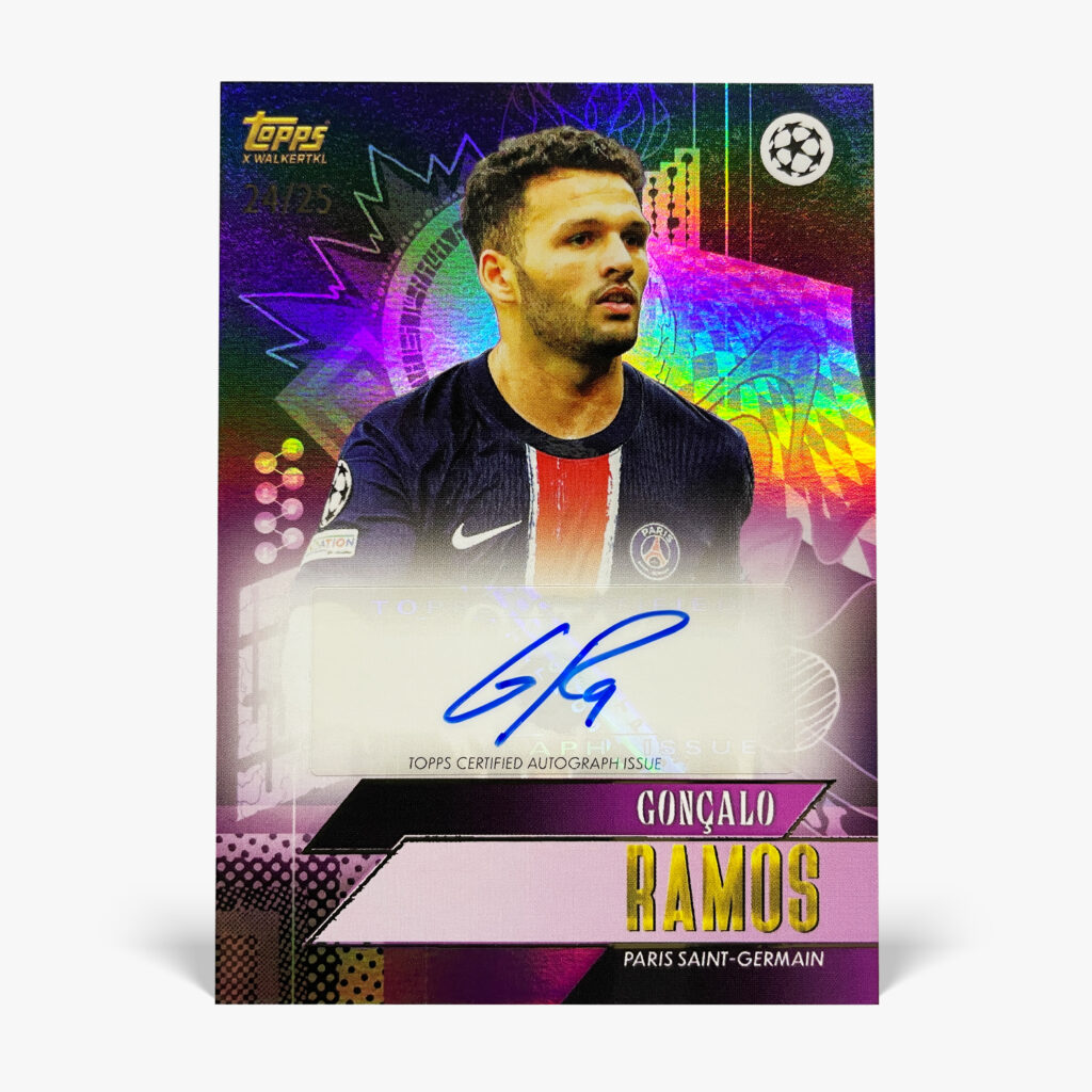 2024-25 Topps Gold - Gonçalo Ramos Autograf /25