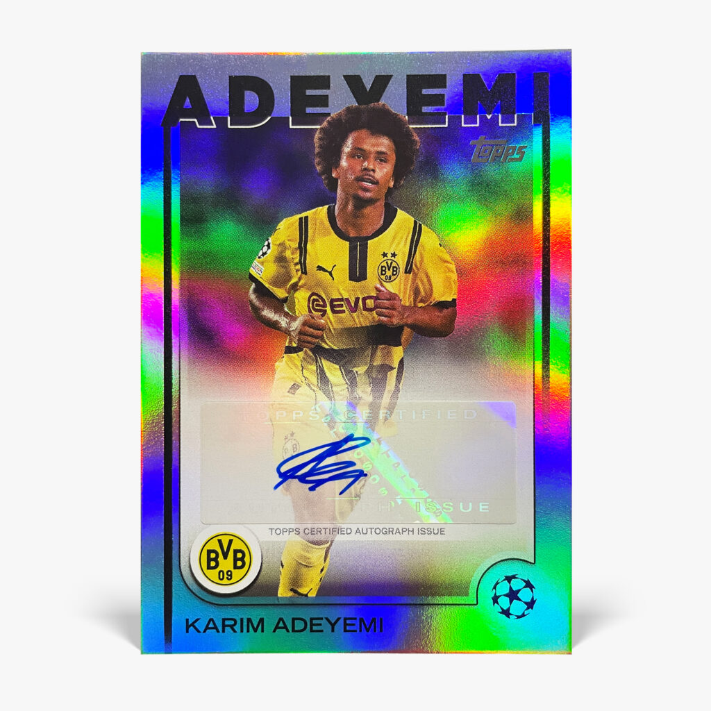 2024-25 Topps UCC - Karim Adeyemi Autograf
