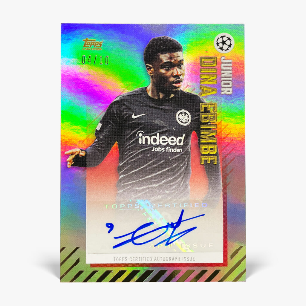 2022-23 Topps Gold - Junior Dina Ebimbe Autograf /10