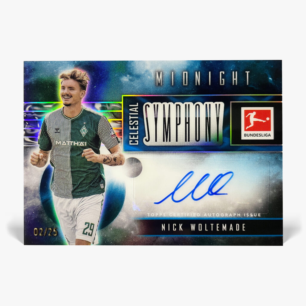 2023-24 Topps Midnight Bundesliga - Nick Woltemade Autograf /25