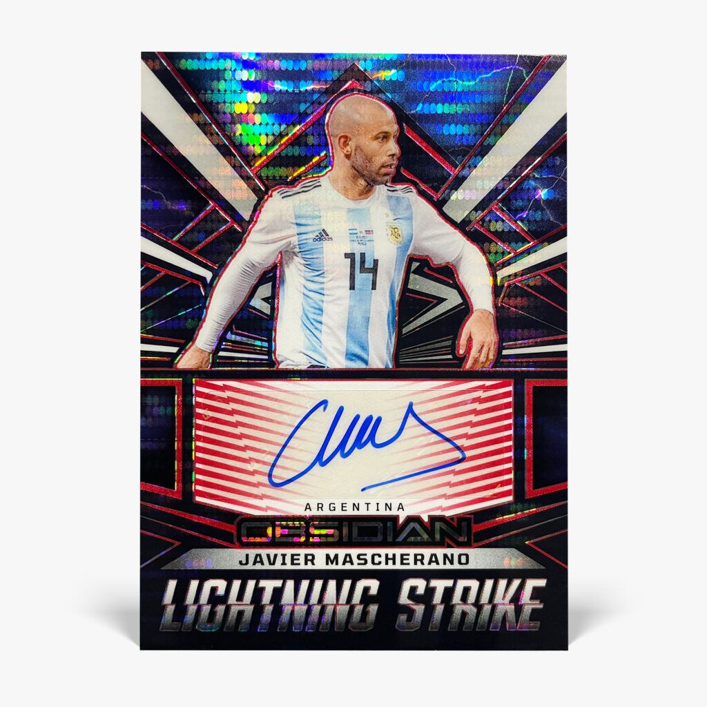 2023-24 Panini Obsidian - Javier Mascherano Autograf /49