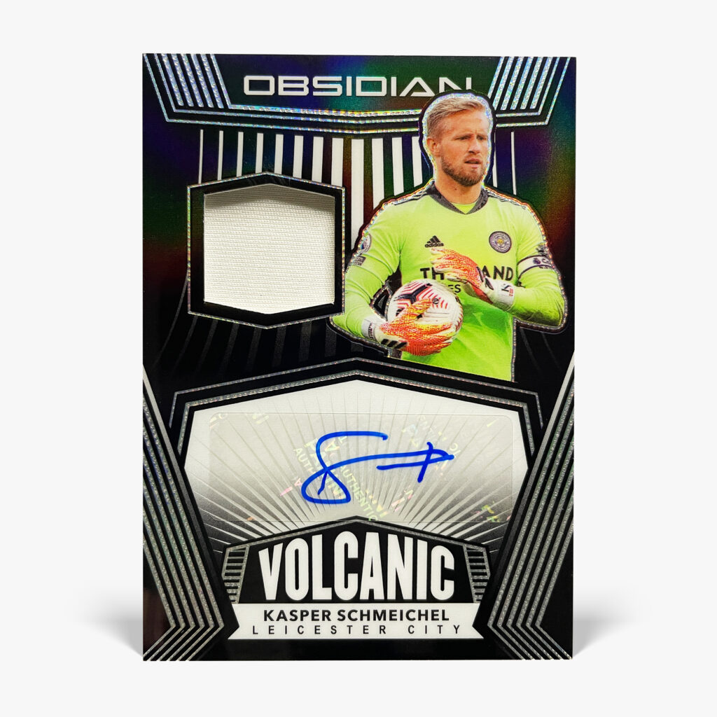 2020-21 Panini Obsidian - Kasper Schmeichel Autograf Relic /49