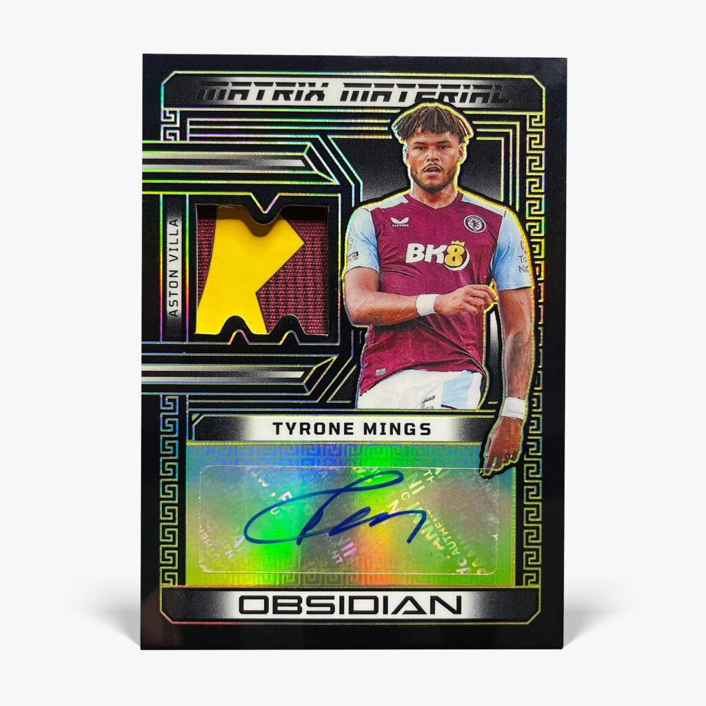 2023-24 Panini Obsidian - Tyrone Mings Autograf Relic /10