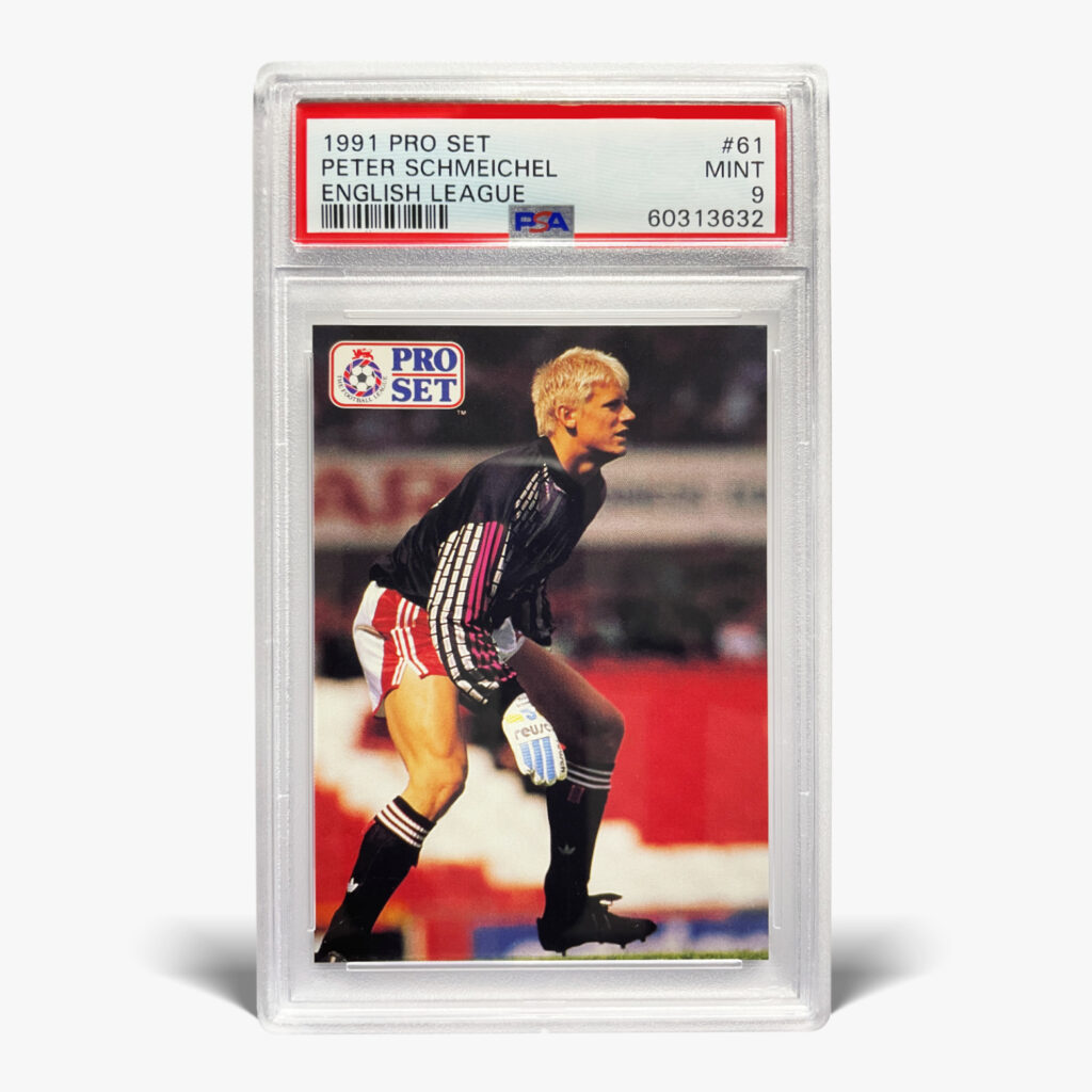 1991 Pro Set English League - Peter Schmeichel #61 PSA 9