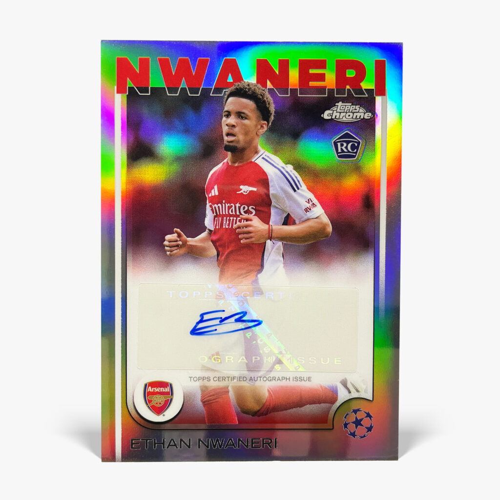 2024-25 Topps Chrome UCC - Ethan Nwaneri Autograf