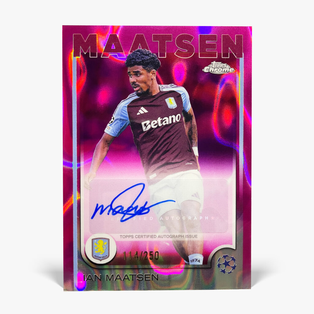 2024-25 Topps Chrome UCC - Ian Maatsen Autograf /250