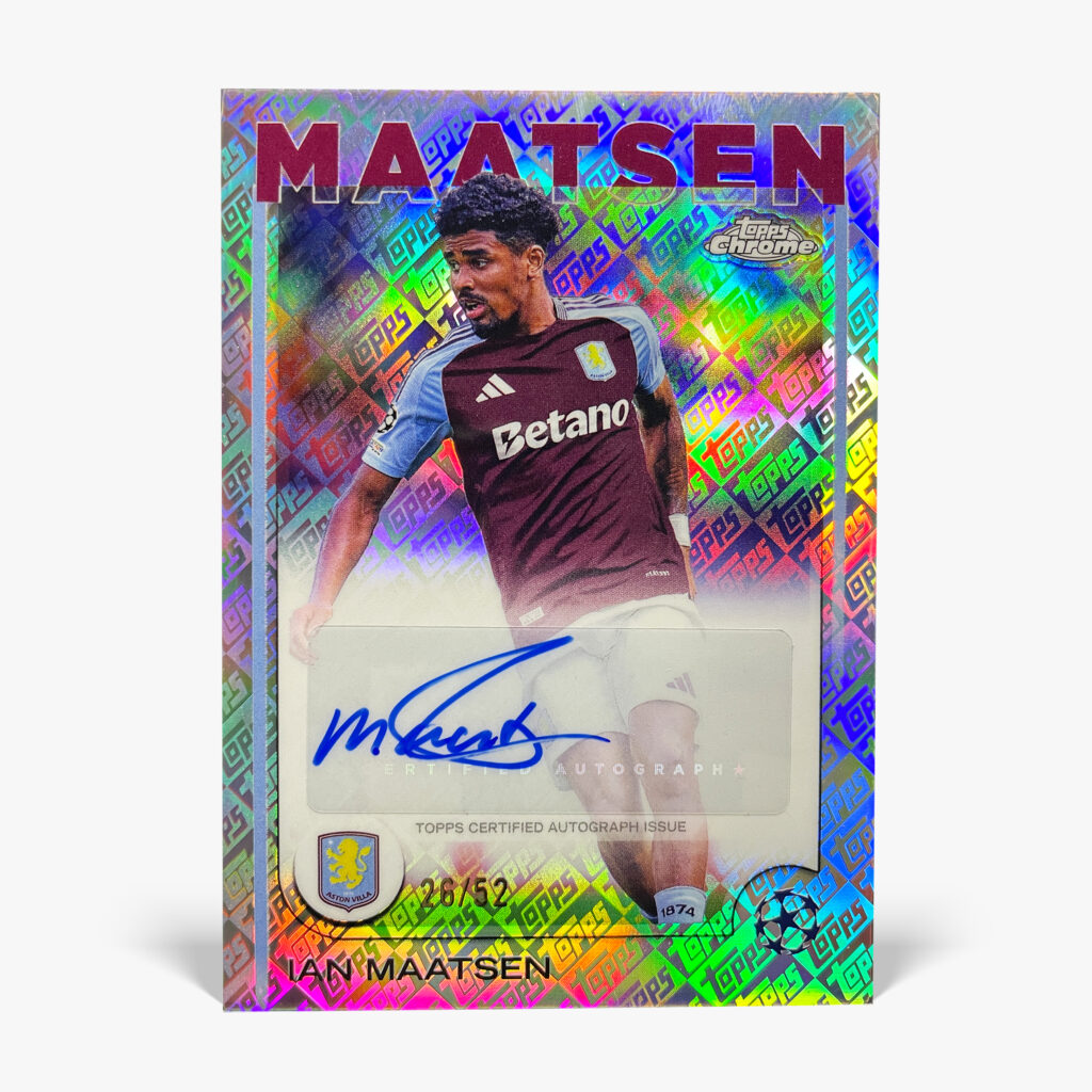2024-25 Topps Chrome UCC - Ian Maatsen Autograf /52