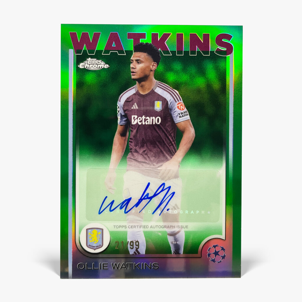 2024-25 Topps Chrome UCC - Ollie Watkins Autograf /99