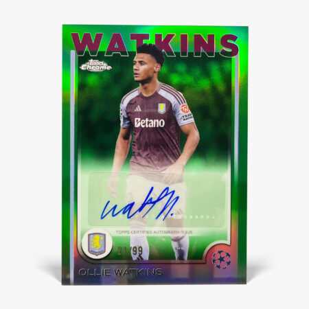 2024-25 Topps Chrome UCC - Ollie Watkins Autograf /99