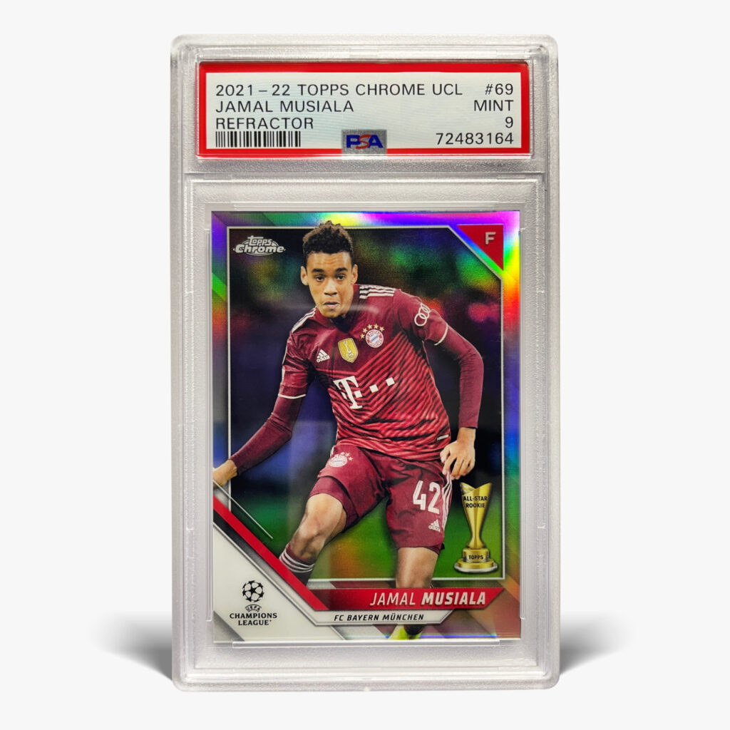 2021-22 Topps Chrome UCL - Jamal Musiala #69 PSA 9
