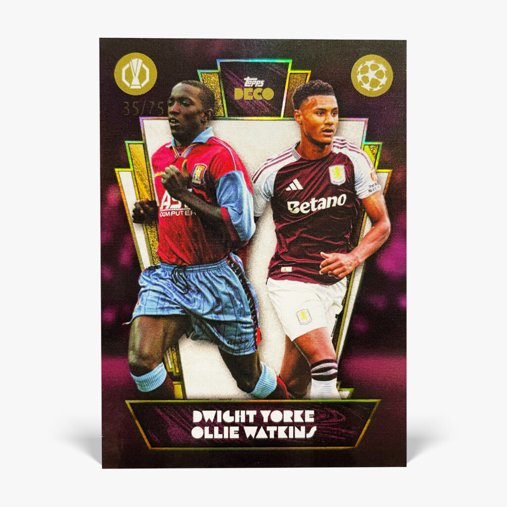 2024-25 Topps Deco UCC - Dwight Yorke / Ollie Watkins /75