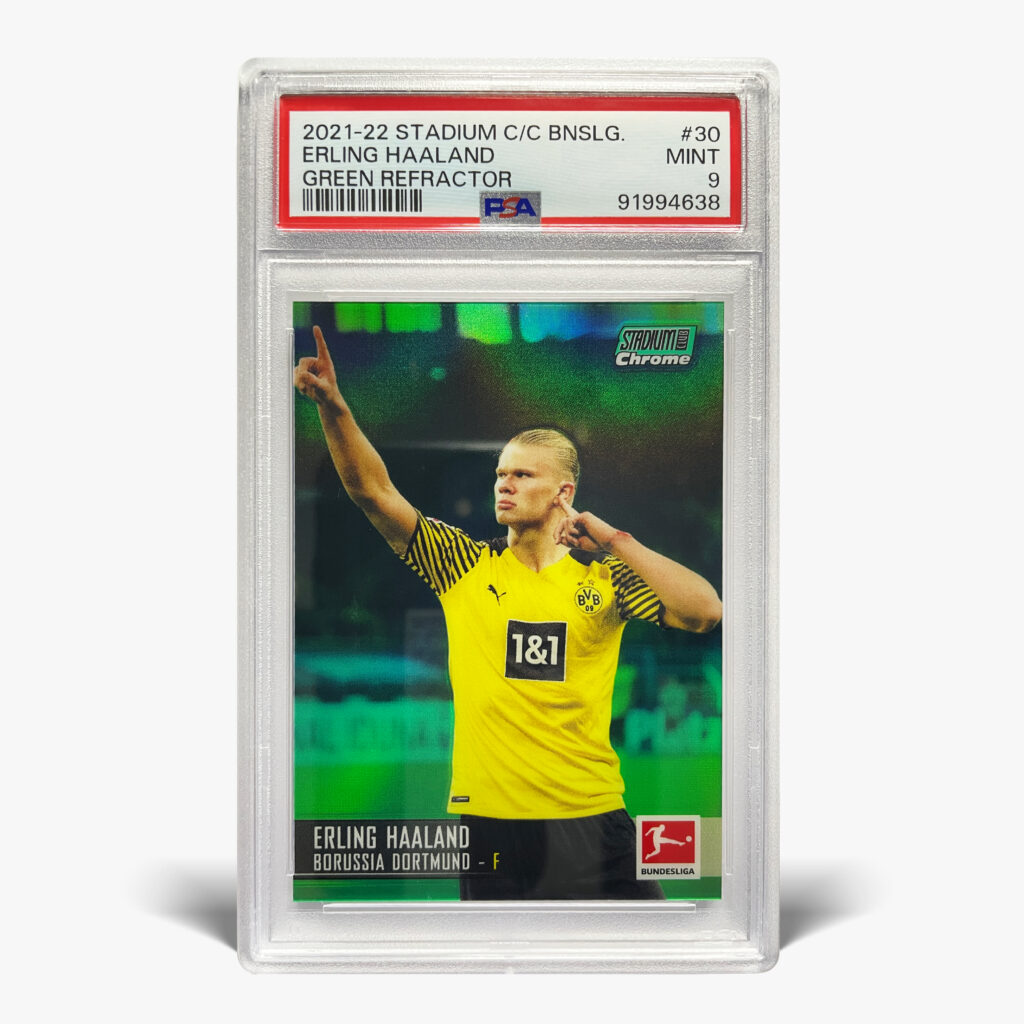 2021-22 Topps Stadium Club Bundesliga - Erling Haaland /99 PSA 9