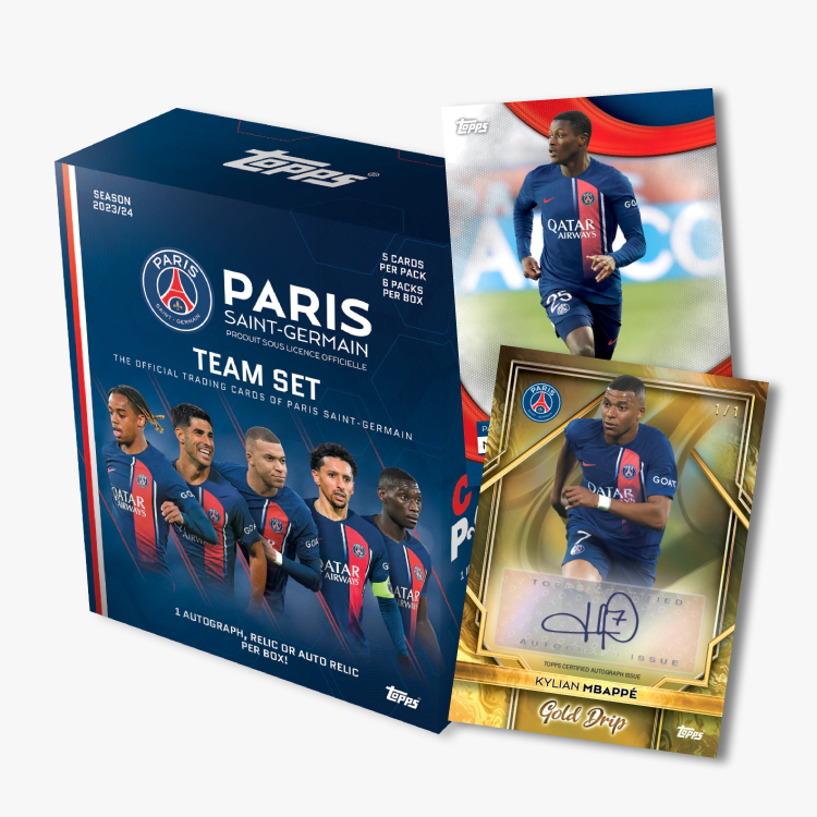 2023-24 Topps Team Set Paris Saint-Germain Box