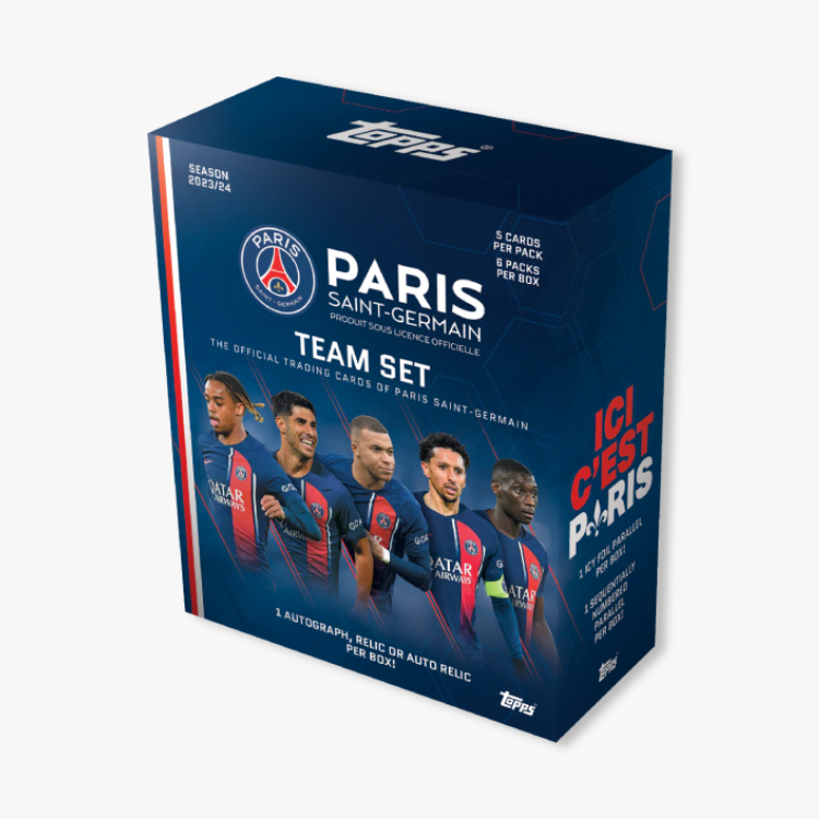 2023-24 Topps Team Set Paris Saint-Germain Box