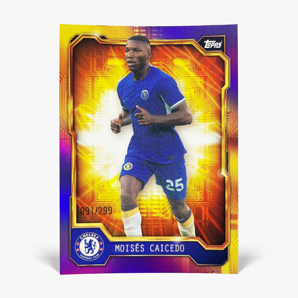 2023-24 Topps Fan Set Chelsea - Golden Future - Moisés Caicedo /299