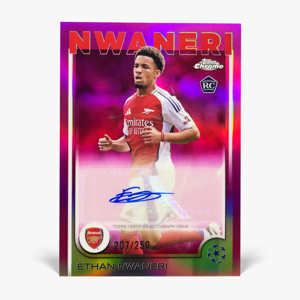 2024-25 Topps Chrome UCC - Ethan Nwaneri Autograf /250