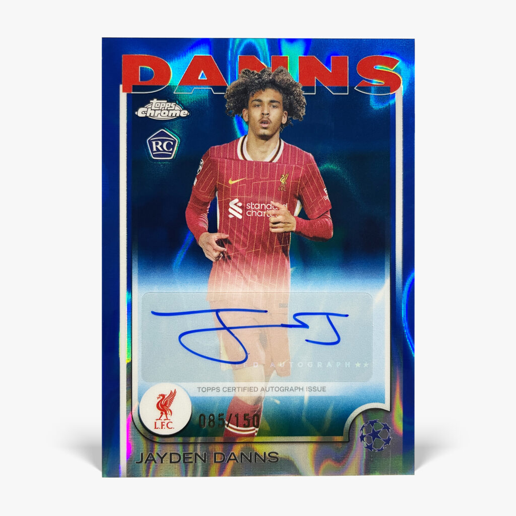 2024-25 Topps Chrome UCC - Jayden Danns Autograf /150
