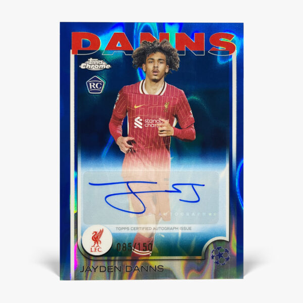 2024-25 Topps Chrome UCC - Jayden Danns Autograf /150