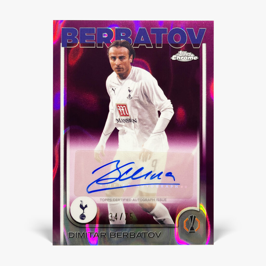 2024-25 Topps Chrome UCC - Dimitar Berbatov Autograf /75