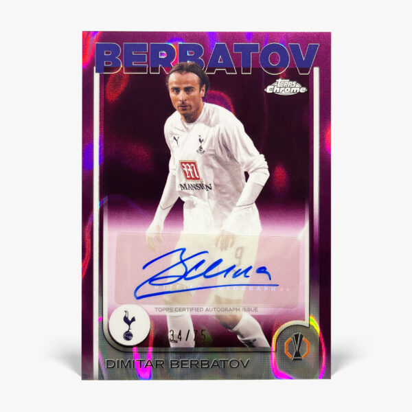 2024-25 Topps Chrome UCC - Dimitar Berbatov Autograf /75
