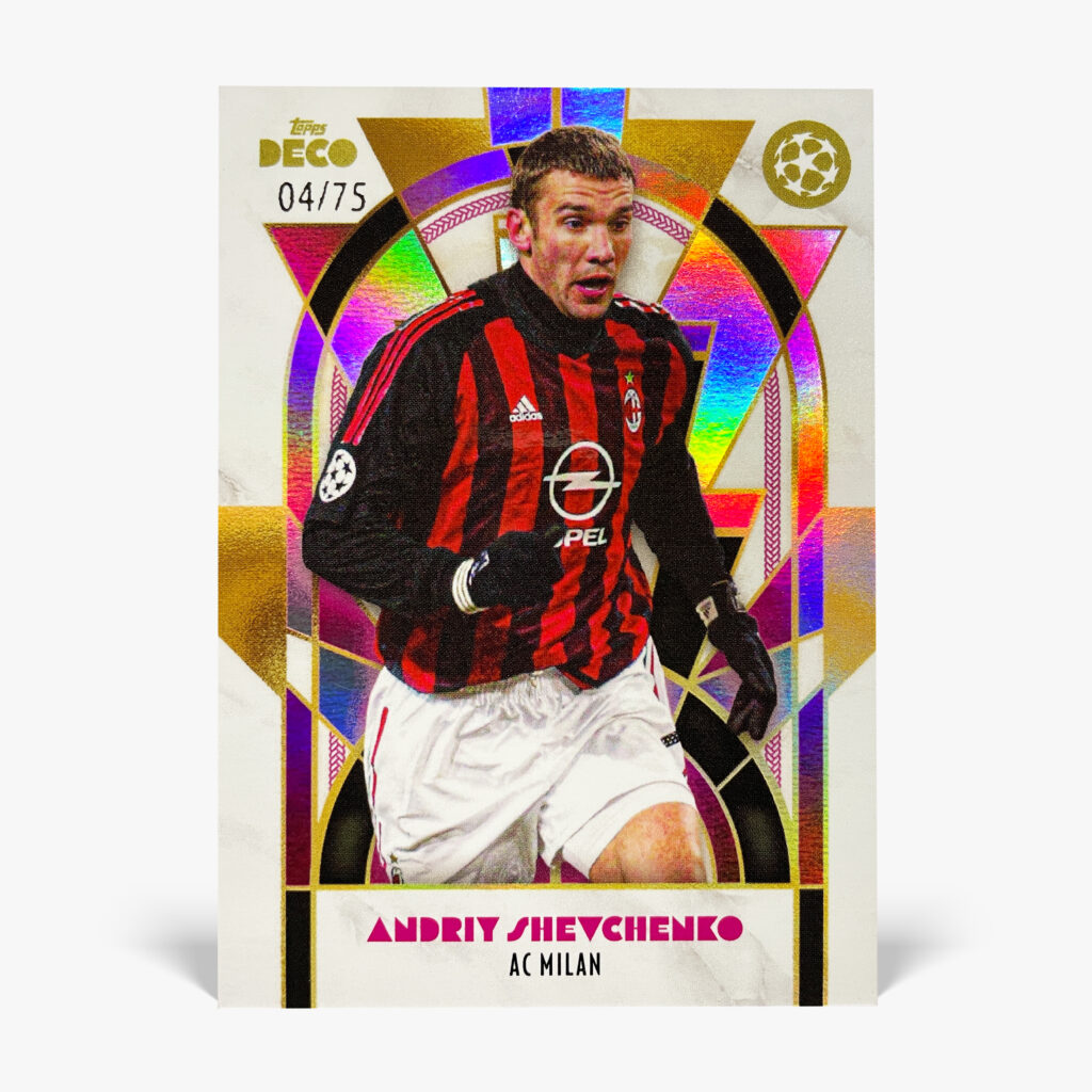 2024-25 Topps Deco UCC - Legends - Andriy Shevchenko /75