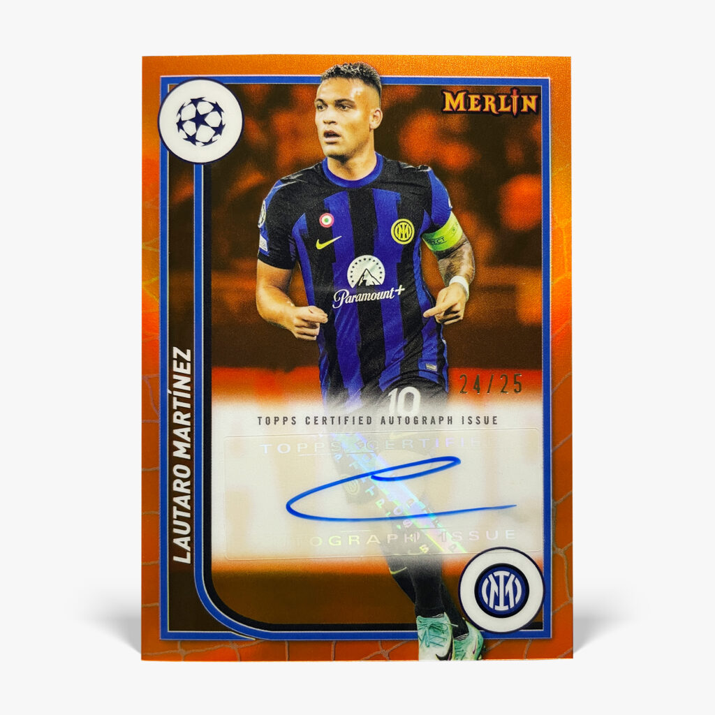 2023-24 Topps Merlin UCC - Lautaro Martinez Autograf /25