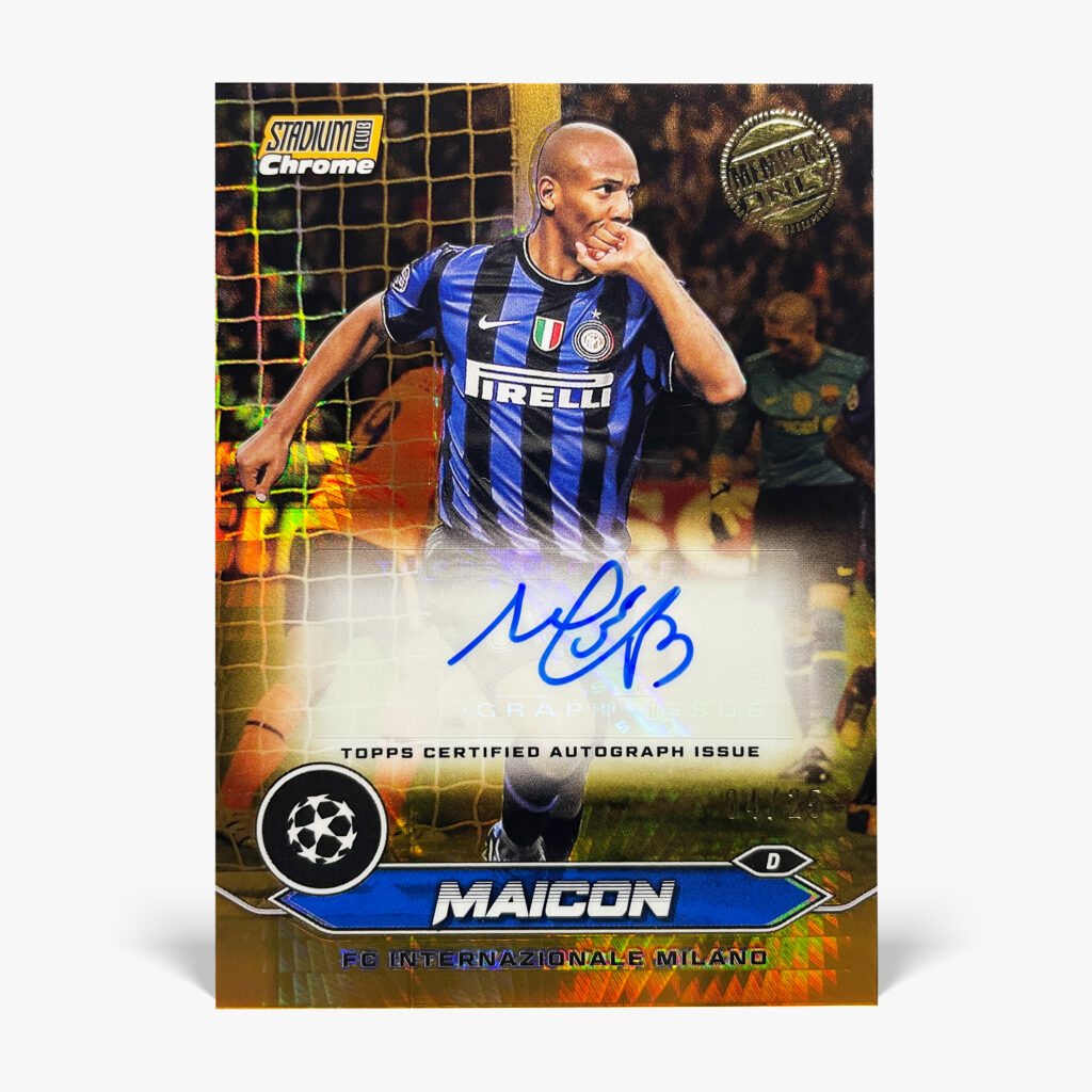 2023-24 Topps Stadium Club Chrome UCC - Maicon Autograf /25