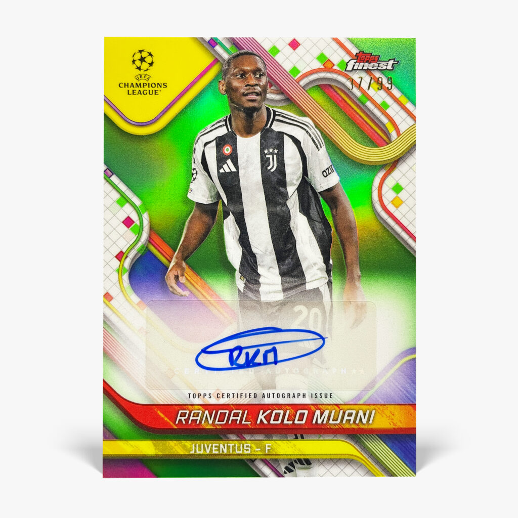 2024-25 Topps Finest UCC - Randal Kolo Muani Autograf /99