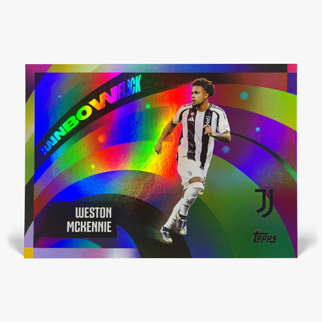 2024-25 Topps Team Set Juventus - Rainbow Flick - Weston McKennie