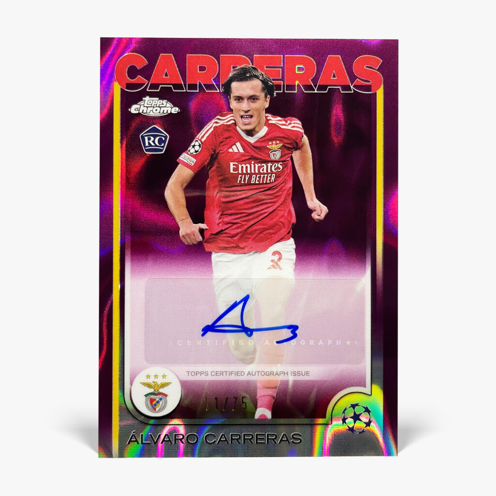 2024-25 Topps Chrome UCC - Álvaro Carreras Autograf /75